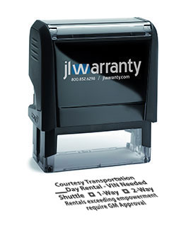 Rental Warranty Stamp