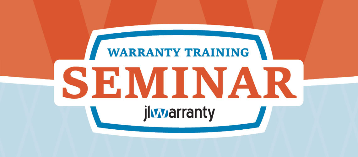 Warranty Training Seminar