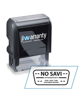 No SAVI Warranty Stamp